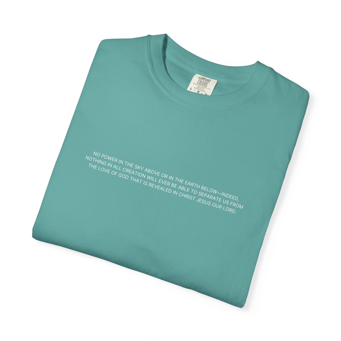 PROMISES FROM GOD SEAFOAM COTTON T-SHIRT