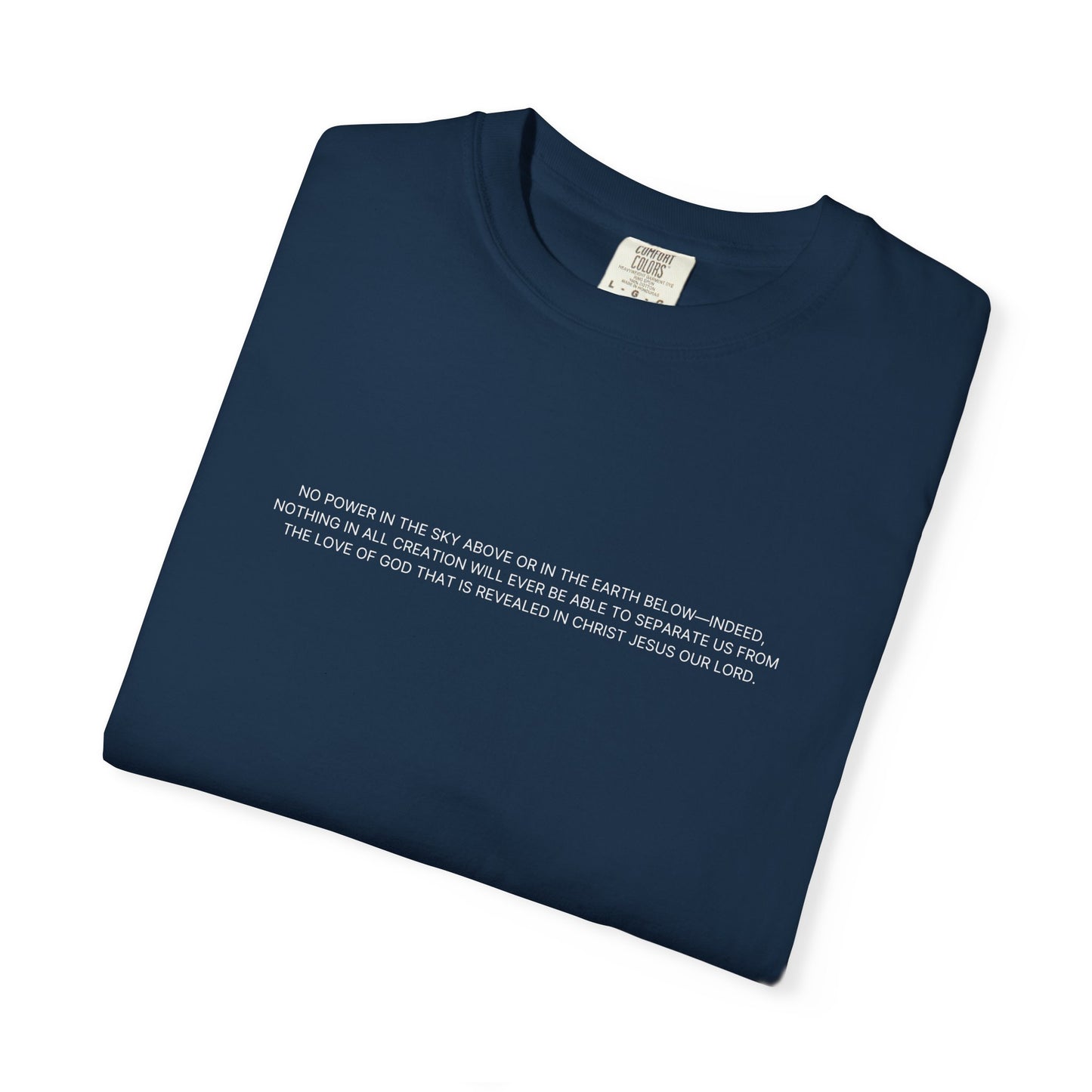PROMISES FROM GOD NAVY COTTON T-SHIRT
