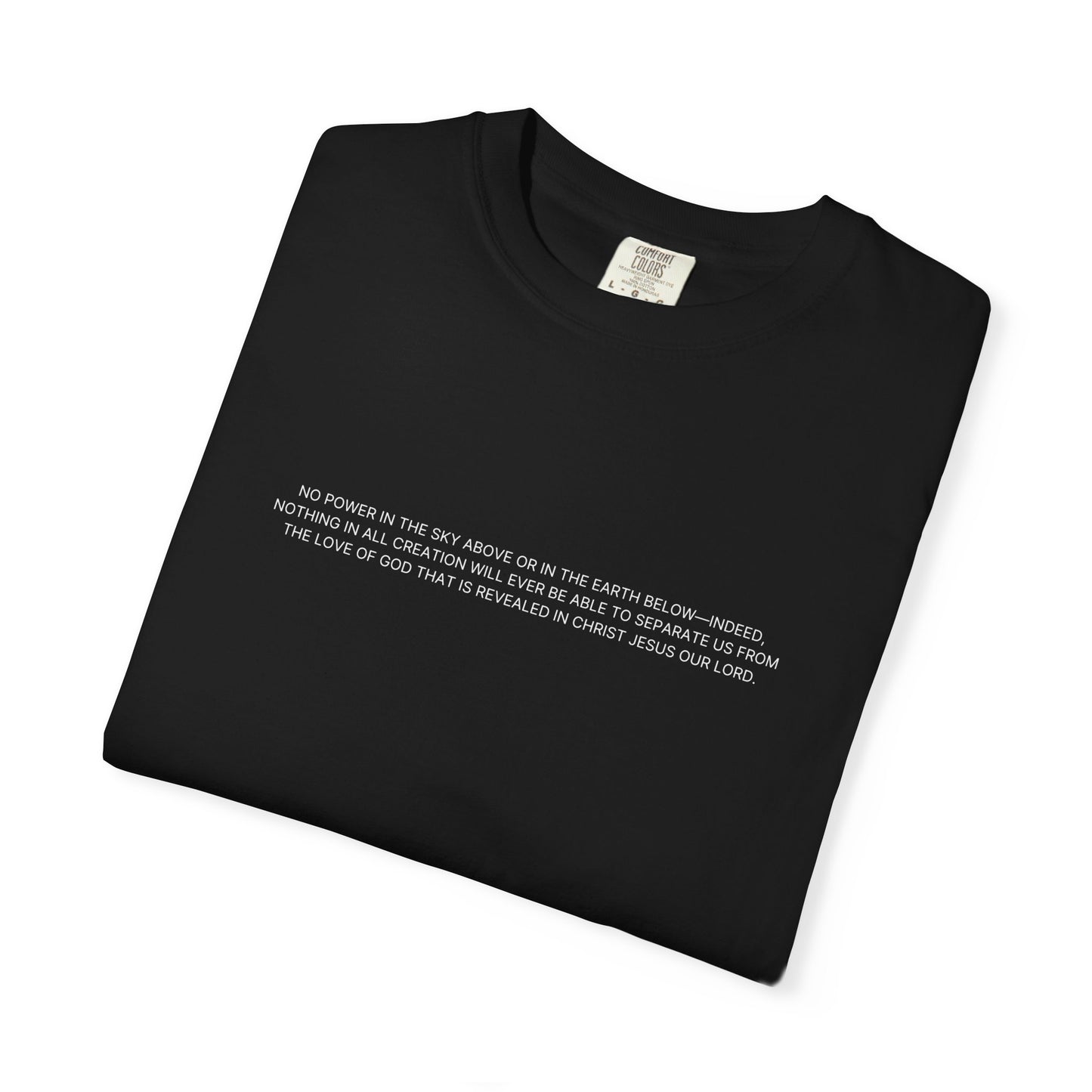 PROMISES FROM GOD BLACK COTTON T-SHIRT
