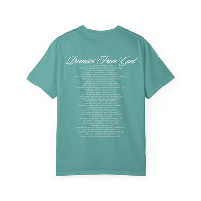 PROMISES FROM GOD SEAFOAM COTTON T-SHIRT